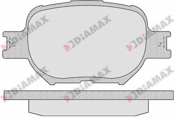 Brake Pad Set, disc brake (N09735)
