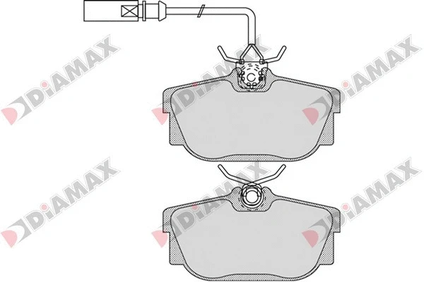 Brake Pad Set, disc brake (N09550)