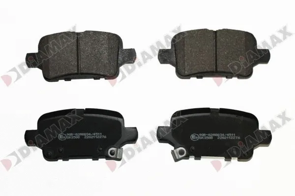 Brake Pad Set, disc brake (N10015)