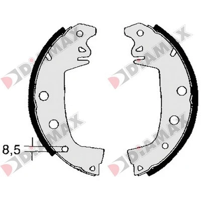 Brake Shoe Set (N01032)