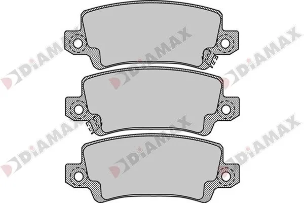 Brake Pad Set, disc brake (N09749)