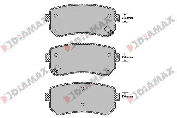 Brake Pad Set, disc brake (N09246)