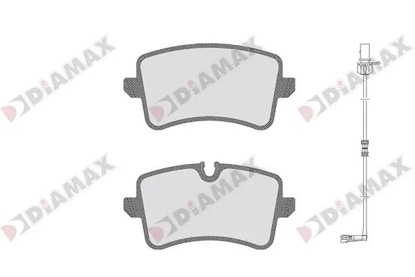 Brake Pad Set, disc brake (N09713A)