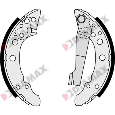Brake Shoe Set (N01124)