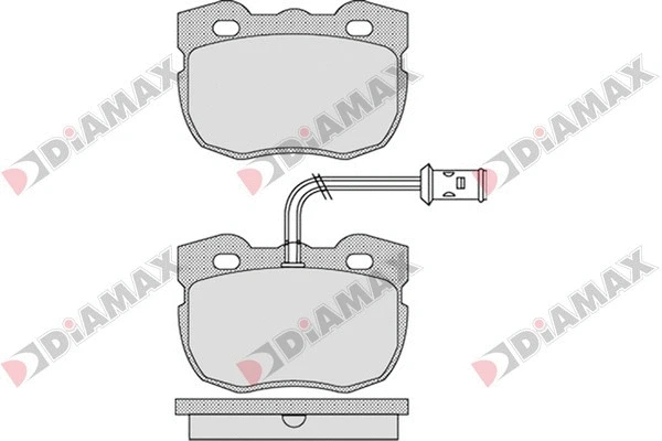 Brake Pad Set, disc brake (N09337)