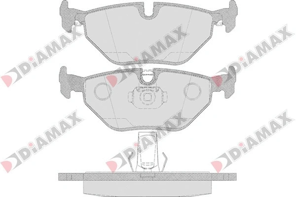 Brake Pad Set, disc brake (N09691)