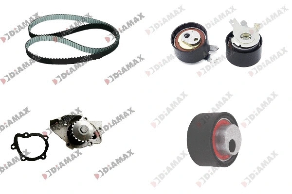 Water Pump & Timing Belt Kit (A6038WP)