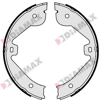 Brake Shoe Set, parking brake (N01351)