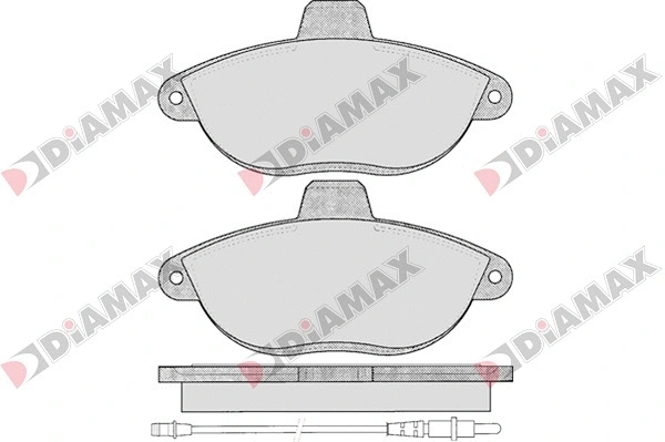 Brake Pad Set, disc brake (N09057)