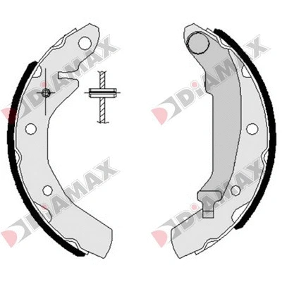 Brake Shoe Set (N01277)