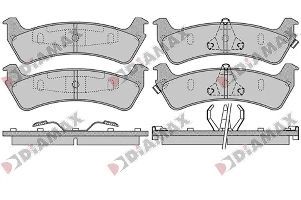 Brake Pad Set, disc brake (N09780)
