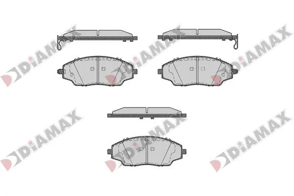 Brake Pad Set, disc brake (N09755)