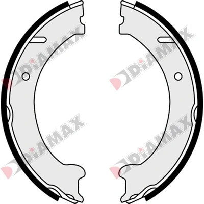 Brake Shoe Set, parking brake (N01319)