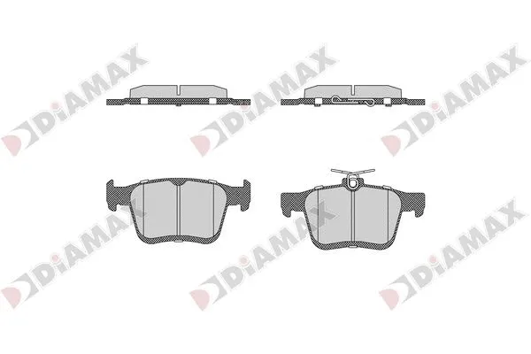 Brake Pad Set, disc brake (N09717)