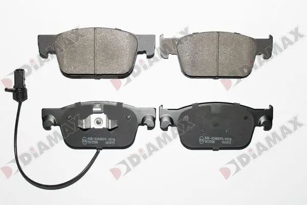 Brake Pad Set, disc brake (N09915)