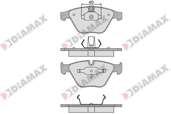 Brake Pad Set, disc brake (N09352)