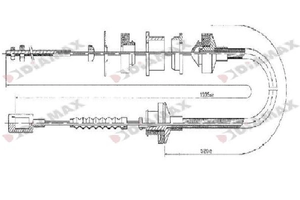 Cable Pull, clutch control (T8019)