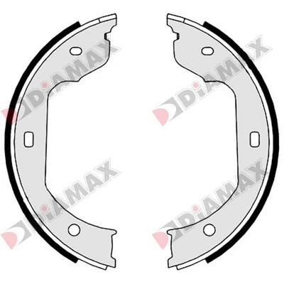 Brake Shoe Set, parking brake (N01348)