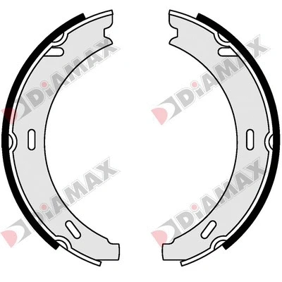 Brake Shoe Set, parking brake (N01228)