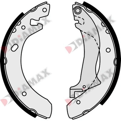 Brake Shoe Set (N01288)