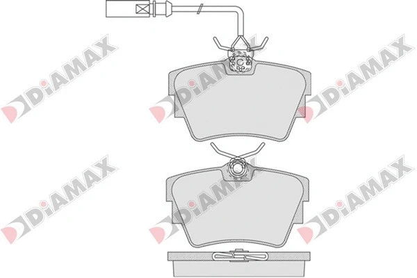 Brake Pad Set, disc brake (N09556)