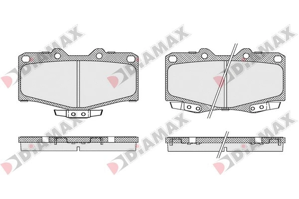 Brake Pad Set, disc brake (N09635)