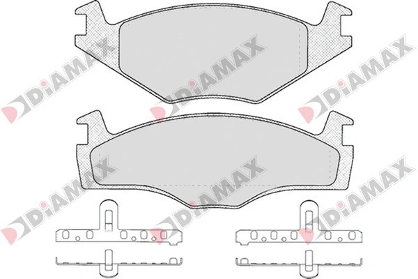Brake Pad Set, disc brake (N09632)