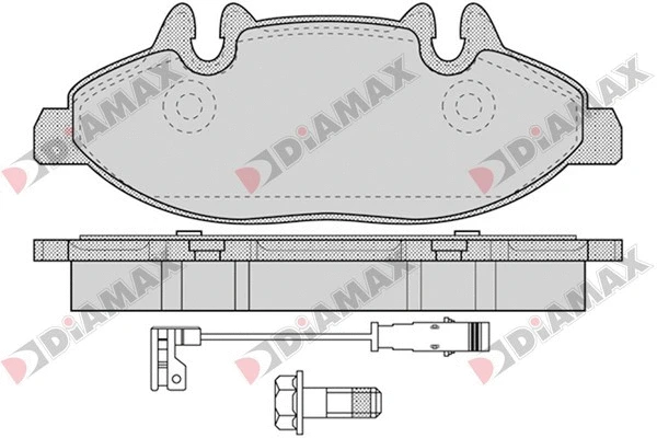Brake Pad Set, disc brake (N09190)