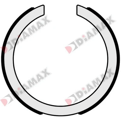 Brake Shoe Set, parking brake (N01170)