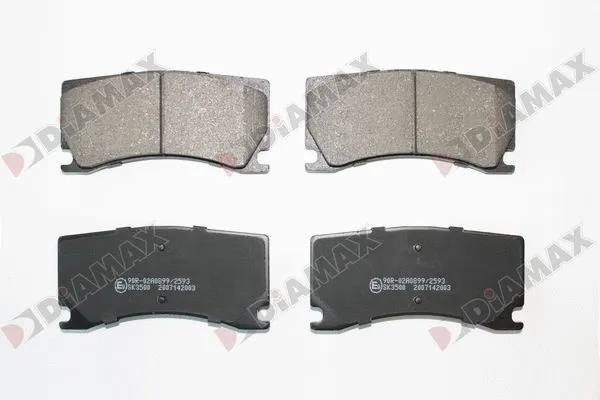 Brake Pad Set, disc brake (N09858)