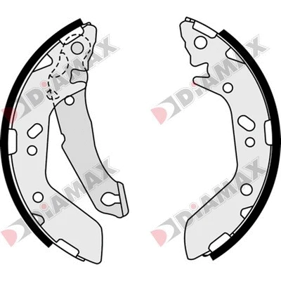 Brake Shoe Set (N01325)