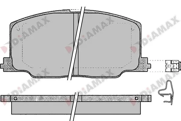 Brake Pad Set, disc brake (N09727)