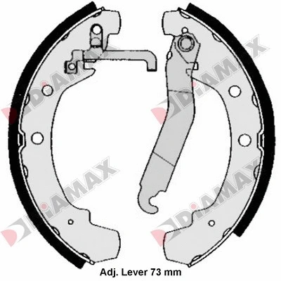 Brake Shoe Set (N01235)
