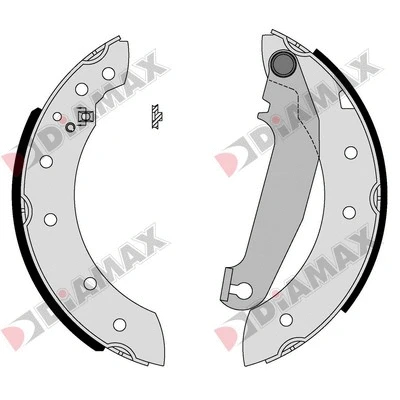 Brake Shoe Set (N01244)