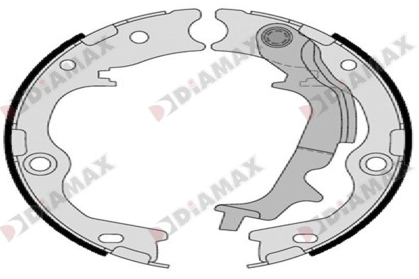 Brake Shoe Set, parking brake (N01431)