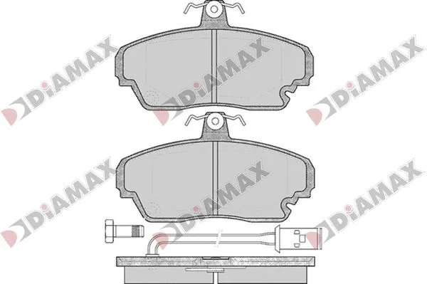 Brake Pad Set, disc brake (N09797)