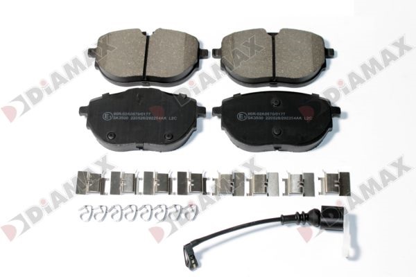 Brake Pad Set, disc brake (N10011AK)