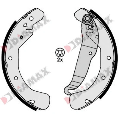 Brake Shoe Set (N01106)