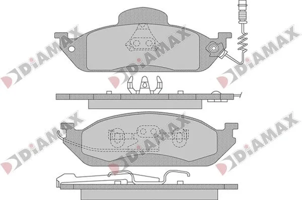 Brake Pad Set, disc brake (N09812)