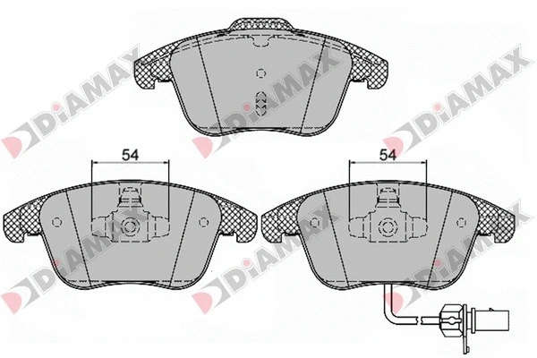 Brake Pad Set, disc brake (N09434)
