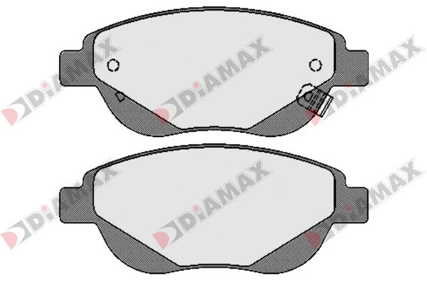 Brake Pad Set, disc brake (N09612)