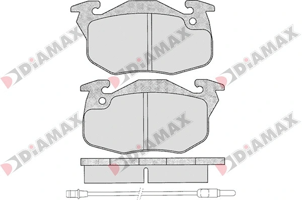 Brake Pad Set, disc brake (N09002)