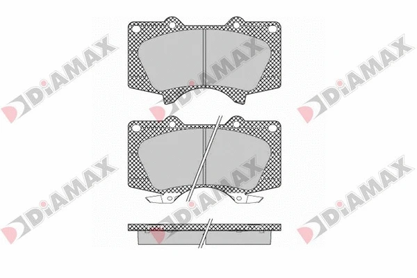 Brake Pad Set, disc brake (N09573)