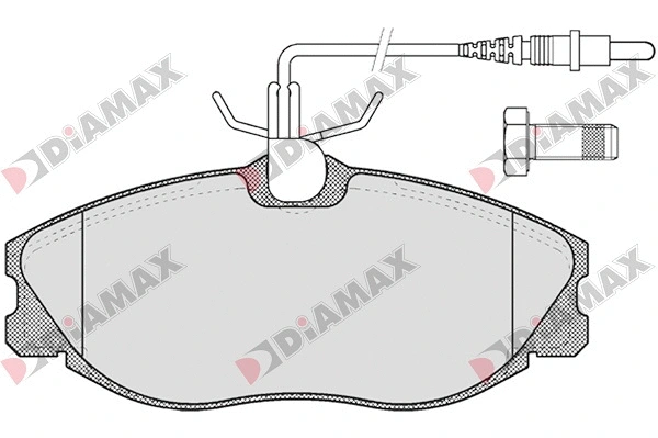 Brake Pad Set, disc brake (N09005)