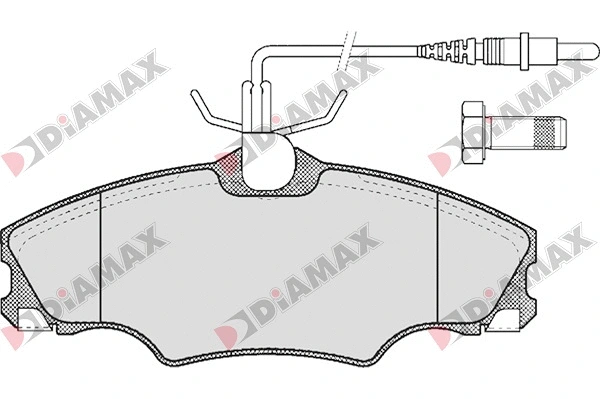 Brake Pad Set, disc brake (N09046)