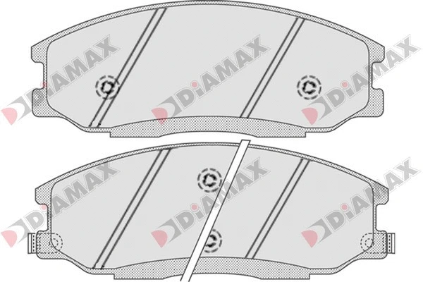 Brake Pad Set, disc brake (N09696)