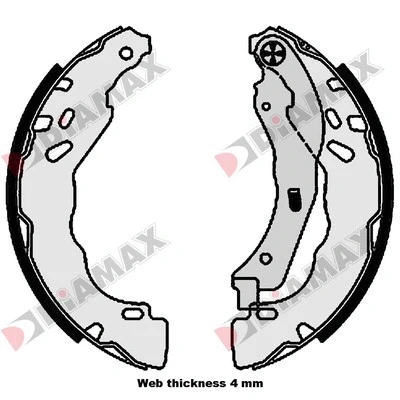 Brake Shoe Set (N01172)