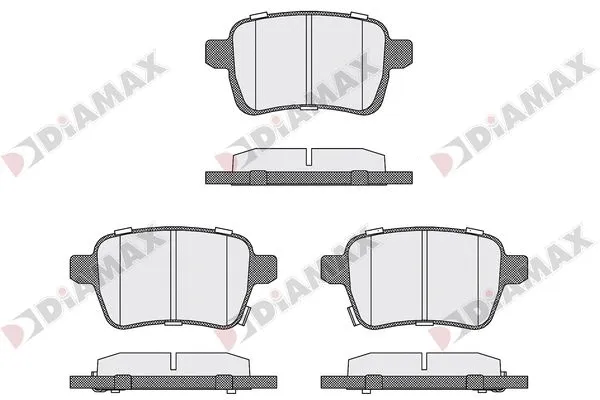 Brake Pad Set, disc brake (N09710)