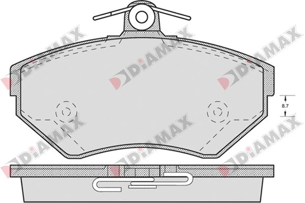 Brake Pad Set, disc brake (N09102)