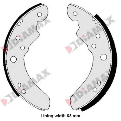 Brake Shoe Set (N01180)